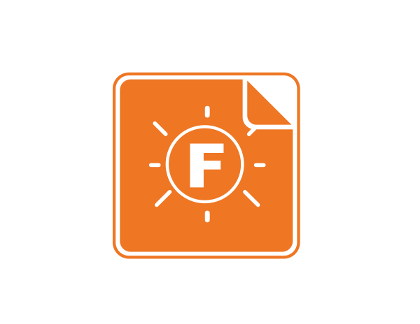 Fluo sticker